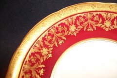 AYNSLEY KENILWORTH RED #7023-  CUP & SAUCER   .....   http://jaapiesfinechinastore.com