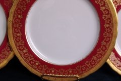 AYNSLEY KENILWORTH RED #7023- DINNER PLATE   .....   https://www.jaapiesfinecAVhinastore.com
