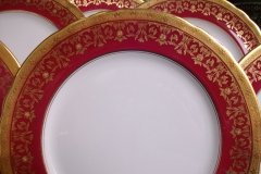AYNSLEY KENILWORTH RED #7023- DINNER PLATE   .....   https://www.jaapiesfinecAVhinastore.com