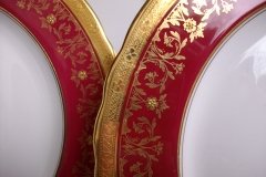 AYNSLEY KENILWORTH RED #7023- DINNER PLATE   .....   https://www.jaapiesfinecAVhinastore.com