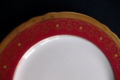 AYNSLEY KENILWORTH RED #7023- DINNER PLATE   .....   https://www.jaapiesfinecAVhinastore.com
