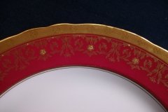 AYNSLEY KENILWORTH RED #7023- DINNER PLATE   .....   https://www.jaapiesfinecAVhinastore.com