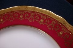 AYNSLEY KENILWORTH RED #7023- DINNER PLATE   .....   https://www.jaapiesfinecAVhinastore.com