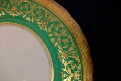 AYNSLEY KENILWORTH GREEN- BREAD & BUTTER PLATE  6  1/8"    .....   http://jaapiesfinechinastore.com