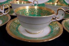 AYNSLEY KENILWORTH GREEN- CUP & SAUCER    .....   http://jaapiesfinechinastore.com