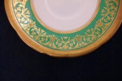 AYNSLEY KENILWORTH GREEN- CUP & SAUCER    .....   http://jaapiesfinechinastore.com