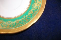 AYNSLEY KENILWORTH GREEN- CUP & SAUCER    .....   http://jaapiesfinechinastore.com