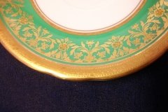AYNSLEY KENILWORTH GREEN- CUP & SAUCER    .....   http://jaapiesfinechinastore.com