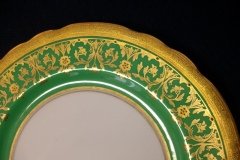 AYNSLEY KENILWORTH GREEN- DESSERT PIE PLATE  7  1/8"    .....   http://jaapiesfinechinastore.com