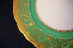 AYNSLEY KENILWORTH GREEN- DESSERT PIE PLATE  7  1/8"    .....   http://jaapiesfinechinastore.com