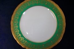 AYNSLEY KENILWORTH GREEN- DINNER PLATE  ..... http://jaapiesfinechinastore.com
