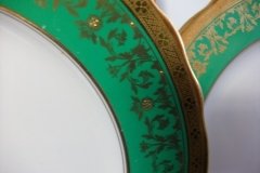 AYNSLEY KENILWORTH GREEN- DINNER PLATE  ..... http://jaapiesfinechinastore.com