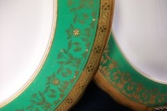 AYNSLEY KENILWORTH GREEN- DINNER PLATE  ..... http://jaapiesfinechinastore.com