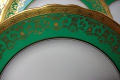 AYNSLEY KENILWORTH GREEN- DINNER PLATE  ..... http://jaapiesfinechinastore.com