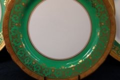 AYNSLEY KENILWORTH GREEN- SALAD PLATE  8 1/8"     .....   http://jaapiesfinechinastore.com