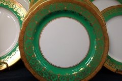 AYNSLEY KENILWORTH GREEN- SALAD PLATE  8 1/8"     .....   http://jaapiesfinechinastore.com