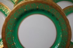 AYNSLEY KENILWORTH GREEN- SALAD PLATE  8 1/8"     .....   http://jaapiesfinechinastore.com