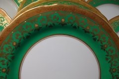 AYNSLEY KENILWORTH GREEN- SALAD PLATE  8 1/8"     .....   http://jaapiesfinechinastore.com