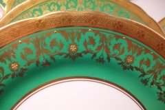 AYNSLEY KENILWORTH GREEN- SALAD PLATE  8 1/8"     .....   http://jaapiesfinechinastore.com