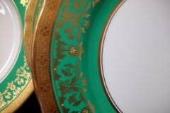 AYNSLEY KENILWORTH GREEN- SALAD PLATE  8 1/8"     .....   http://jaapiesfinechinastore.com