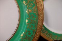 AYNSLEY KENILWORTH GREEN- SALAD PLATE  8 1/8"     .....   http://jaapiesfinechinastore.com