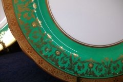 AYNSLEY KENILWORTH GREEN- SALAD PLATE  8 1/8"     .....   http://jaapiesfinechinastore.com