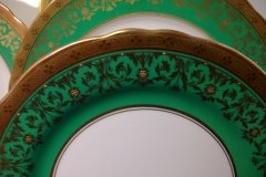AYNSLEY KENILWORTH GREEN- SALAD PLATE  8 1/8"     .....   http://jaapiesfinechinastore.com
