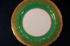AYNSLEY KENILWORTH GREEN- SALAD PLATE  8 1/8"     .....   http://jaapiesfinechinastore.com