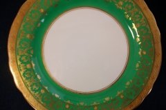 AYNSLEY KENILWORTH GREEN- SALAD PLATE  8 1/8"     .....   http://jaapiesfinechinastore.com