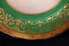 AYNSLEY KENILWORTH GREEN- SALAD PLATE  8 1/8"     .....   http://jaapiesfinechinastore.com