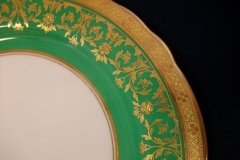 AYNSLEY KENILWORTH GREEN- SALAD PLATE  8 1/8"     .....   http://jaapiesfinechinastore.com