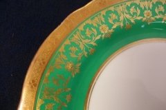 AYNSLEY KENILWORTH GREEN- SALAD PLATE  8 1/8"     .....   http://jaapiesfinechinastore.com