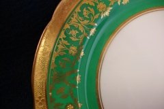AYNSLEY KENILWORTH GREEN- SALAD PLATE  8 1/8"     .....   http://jaapiesfinechinastore.com