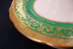 AYNSLEY KENILWORTH GREEN- SALAD PLATE  8 1/8"     .....   http://jaapiesfinechinastore.com