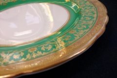 AYNSLEY KENILWORTH GREEN- SALAD PLATE  8 1/8"     .....   http://jaapiesfinechinastore.com