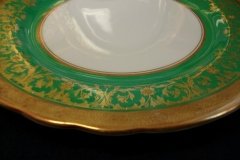 AYNSLEY KENILWORTH GREEN- SALAD PLATE  8 1/8"     .....   http://jaapiesfinechinastore.com