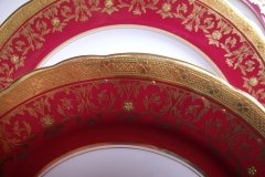 AYNSLEY KENILWORTH RED #7023- SALAD PLATE   .....   https://www.jaapiesfinecAVhinastore.com