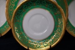 AYNSLEY KENILWORTH GREEN- SAUCER FOR SOUP BOWL    .....   http://jaapiesfinechinastore.com