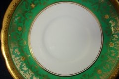AYNSLEY KENILWORTH GREEN- SAUCER FOR SOUP BOWL    .....   http://jaapiesfinechinastore.com