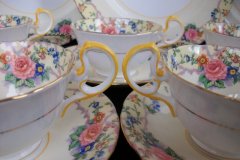 AYNSLEY MELROSE 7259-  CUP & SAUCER   .....   https://jaapiesfinechinastore.com