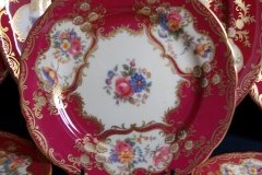 AYNSLEY PARAMOUNT MARONE  #7700-  BREAD & BUTTER PLATE   .....   http://jaapiesfinechinastore.com