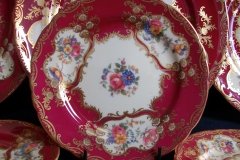 AYNSLEY PARAMOUNT MARONE  #7700-  BREAD & BUTTER PLATE   .....   http://jaapiesfinechinastore.com