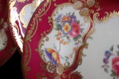 AYNSLEY PARAMOUNT MARONE  #7700-  BREAD & BUTTER PLATE   .....   http://jaapiesfinechinastore.com