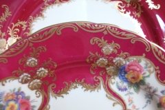 AYNSLEY PARAMOUNT MARONE  #7700-  BREAD & BUTTER PLATE   .....   http://jaapiesfinechinastore.com