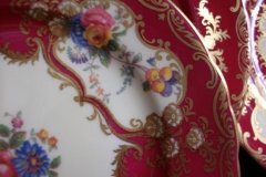 AYNSLEY PARAMOUNT MARONE  #7700-  BREAD & BUTTER PLATE   .....   http://jaapiesfinechinastore.com