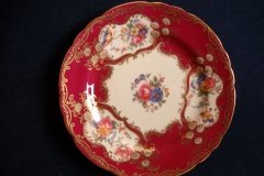 AYNSLEY PARAMOUNT MARONE  #7700-  BREAD & BUTTER PLATE   .....   http://jaapiesfinechinastore.com