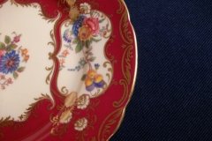 AYNSLEY PARAMOUNT MARONE  #7700-  BREAD & BUTTER PLATE   .....   http://jaapiesfinechinastore.com