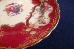 AYNSLEY PARAMOUNT MARONE  #7700-  BREAD & BUTTER PLATE   .....   http://jaapiesfinechinastore.com