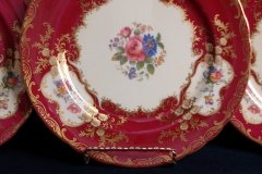 AYNSLEY PARAMOUNT MARONE  #7700-  DINNER PLATE   .....   http://jaapiesfinechinastore.com