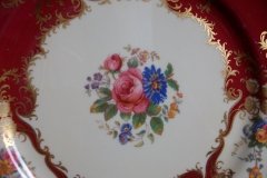 AYNSLEY PARAMOUNT MARONE  #7700-  DINNER PLATE   .....   http://jaapiesfinechinastore.com